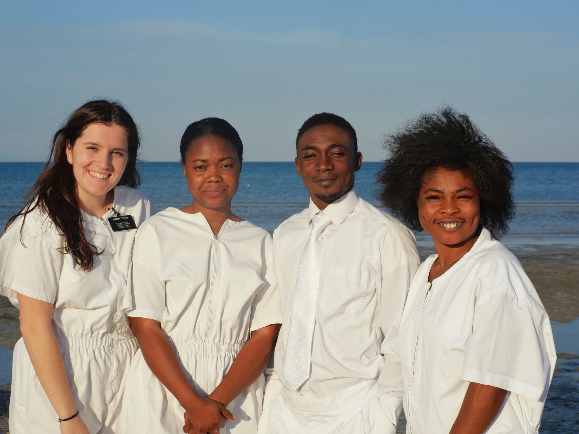 Baptism in the Mediterranean Sea